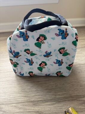 Disney Blue & Black Lilo & Stitch Insulated Travel Tote